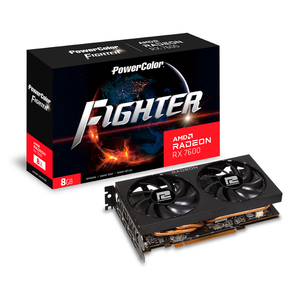 AMD Radeon RX 7600搭載グラフィックカード、「Hellhound AMD Radeon RX 7600搭載グラフィックカード、「Hellhound